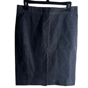 J. Crew  women’s corduroy Charcoal Pencil Skirt size 6 NWT